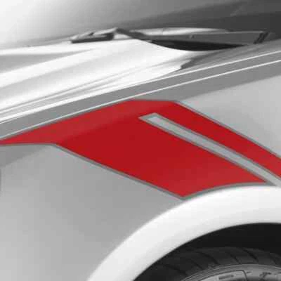 2016-2024 Chevrolet Camaro Fender Hash Mark Decal Pkg 84684588 Red Hot OEM GM - Image 1 of 3