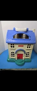 Vintage Fisher- Price Little People Fold Out House With Many Accessories As Seen - Picture 1 of 2