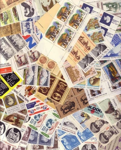 40 DIFFERENT VINTAGE 1970's PLATE BLOCKS MINT NH Cover
