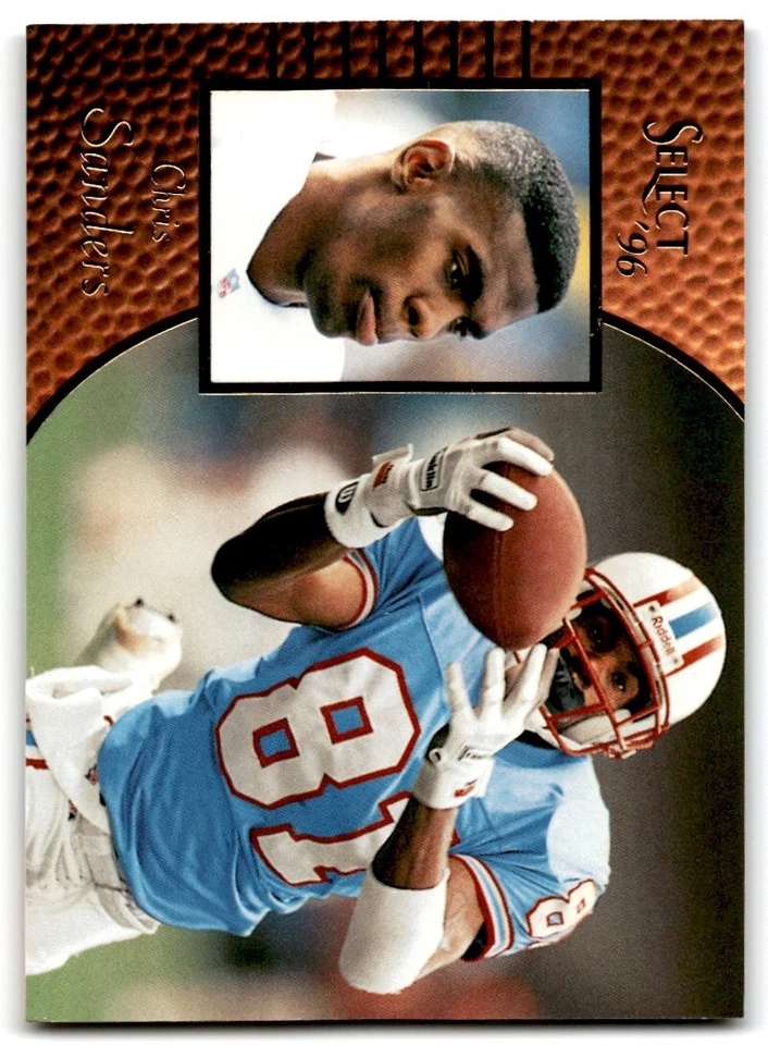 1996 Select Chris Sanders Houston Oilers #14 - Image 1 of 2