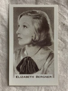 1936 Facchino's Cinema Stars Trading Card #64 Elisabeth Bergner M3