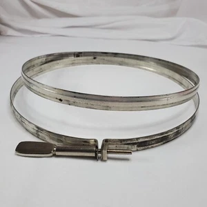 VTG 7.75” Metal Embroidery Hoop Needle Point Adjustable Screw - Picture 1 of 8