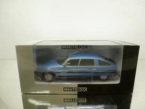 WHITEBOX WB124027 CITROEN CX 2500 PRESTIGE PHASE 2 1986 -BLUE 1:24 - GOOD IN BOX - Imagen 1 de 6