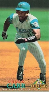 1994 Fleer Extra Bases Chuck Carr Florida Marlins #258 - Picture 1 of 2