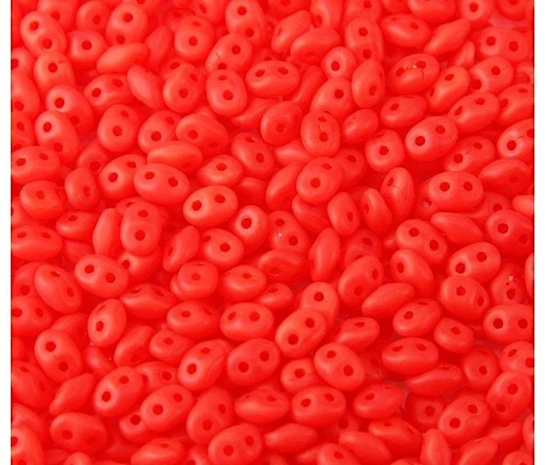 2/5MM MATUBO SUPERDUO Matte Milky Grapefruit Beads - Image 1 of 1