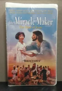The Miracle Maker - The Story of Jesus (VHS) BRAND NEW - Foto 1 di 2