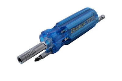 PICQUIC SUPER 8 Plus Screwdriver Multi-Bit Driver - 7 Hex Bits 98881B Bulk - Image 1 of 3
