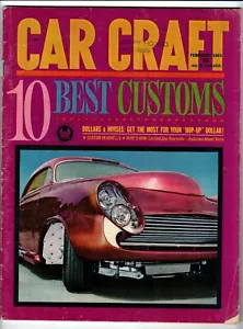 CAR CRAFT Magazine February 1963 Top 10 Custom Cars, 1940 Ford 1/2 Ton - Bild 1 von 4