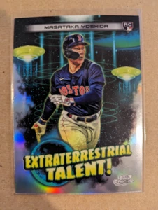 2023 Topps cromo cosmico talento extraterrestre #ET14 Masataka Yoshida - Nuovo - Foto 1 di 1