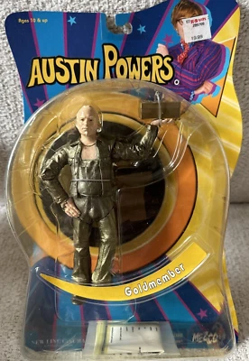 Figura de acción Austin Powers Goldmember 6" Mezco 2002 Grooovy Baby.  Nuevo en paquete Foto 1 de 4