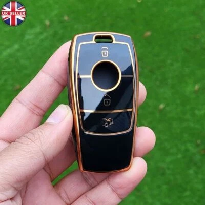 TPU Car Key Fob Case Cover Shell For Mercedes Benz A C E S Class GLS CLE CLA - Image 1 of 4