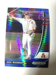 2020 Prizm Draft Gage Workman RC BLUE PULSAR PRIZM REFRACTOR card #PDP102