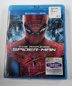 NEW THE AMAZING SPIDER-MAN BLU RAY + DVD 2 DISC SET WITH SLIPCOVER  - Picture 1 of 4