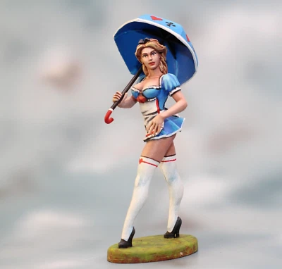⭐Alisa.  Estatuilla 3D miniatura coleccionable Action Girl.  54mm 1/32 PINTADO⭐ Foto 1 de 4