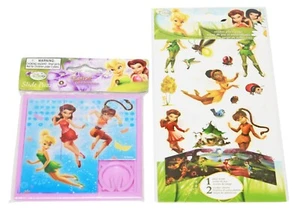 2 Lot - Vintage Disney Tinkerbell Great Fairy Rescue Toy Slide Puzzle + Stickers - Picture 1 of 4