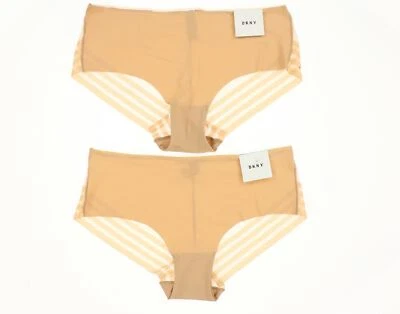 Paquete de 2 ropa interior desnuda para mujer DKNY 268190 talla L Foto 1 de 2