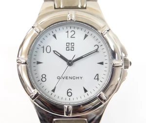 GIVENCHY Watch White Dial Battery Replaced w/Box Free Shipping 69220004800 2 - Picture 1 of 15
