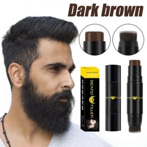 Anti-gray Hair Men Beard Thickening Brush Coloring Pen Black Brown - Picture 1 of 9