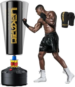 Bag Boxing Punching LEKÄRO Heavy Stand with Gloves, for Bag 70" Boxing with - Picture 1 of 12