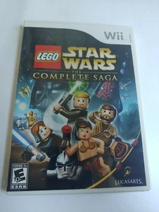 LEGO Star Wars: The Complete Saga (Wii, 2007) Case and Manual - Picture 1 of 3