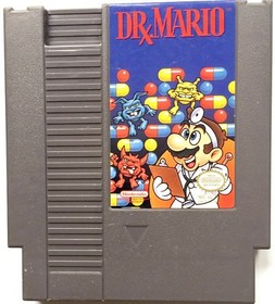 OTTIMA CARTUCCIA VIDEOGIOCO NINTENDO DR. MARIO NES 1990 VINTAGE