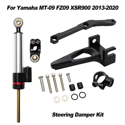 Estabilizador amortiguador de dirección con kit de montaje para Yamaha XSR900 MT-09 FZ09 2013-2020 Foto 1 de 4