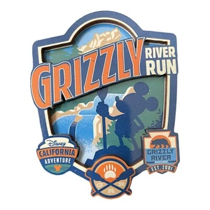 RARE Disney's California Adventure Grizzly Peak River Run Souvenir Magnet - Picture 1 of 7