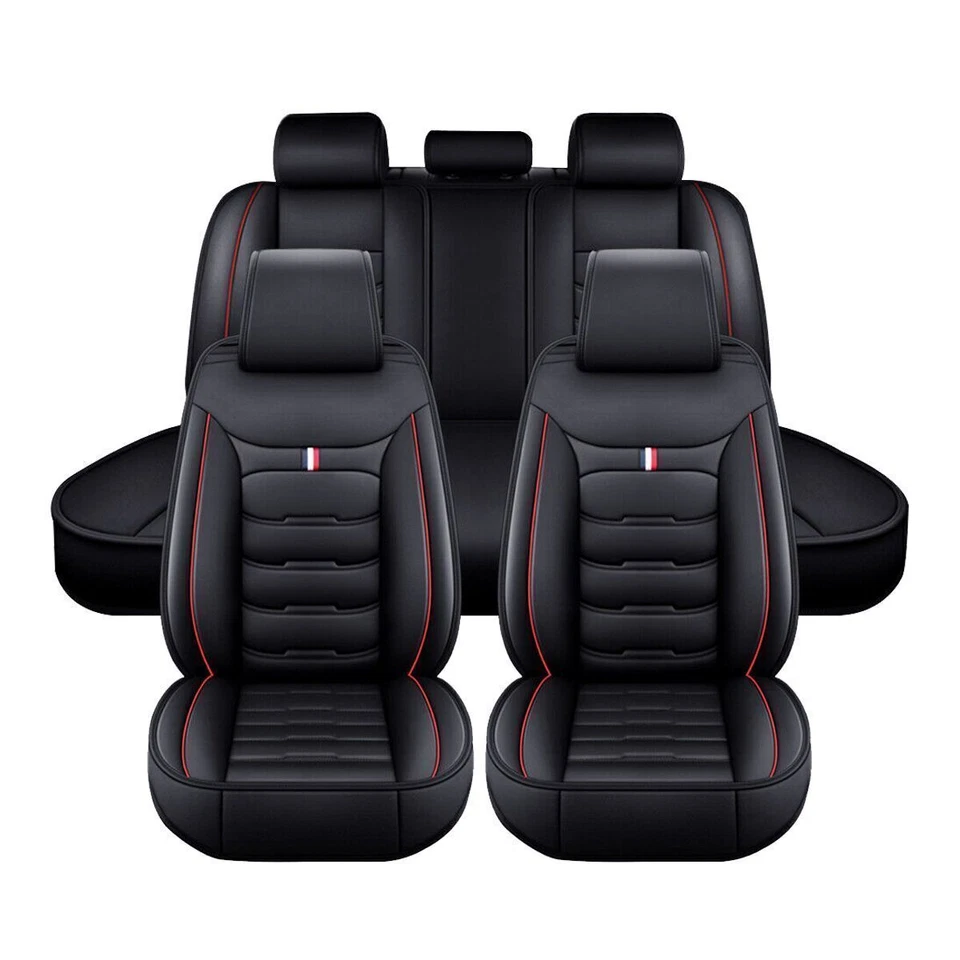 For Hyundai Elantra/Tucson/Sonata/Accent Leather Car Seat Cover Full Set Cushion - Image 1 of 4