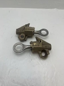 (Qty. 2) Hubbell Overhead Primary Hot Line Tap Clamp #8-2/0, BC-2/0 3-10.5mm - Picture 1 of 3