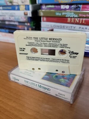The Little Mermaid Original Motion Picture Soundtrack Walt Disney Cassette Tape  - Image 1 of 4