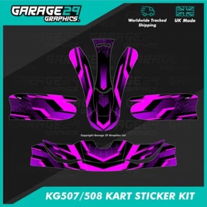 KG507/508 KART STICKER KIT - MATRIX - COLOUR 4 - CUSTOMISABLE - Picture 1 of 3