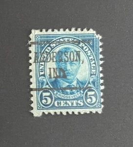 Anderson, Indiana Type 222 Precancel - 5 cents Roosevelt - U.S. #637 - IN - Picture 1 of 1