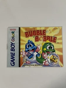 Bubble Bobble Manual Only (Nintendo Game Boy Color) - Imagen 1 de 2