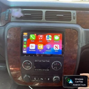 8" Touch Screen 64GB Car Radio Stereo Carplay FM GPS For Chevrolet Silverado GMC - Picture 1 of 21