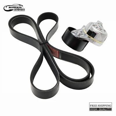 Drive Belt Tensioner + Serpentine Belt For 2008-2023 Lexus GX460 LX570 - Image 1 of 4