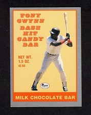 Candy Bar Promotional Card: TONY GWYNN, Padres | 1990 Pacific Trading Cards NM+
