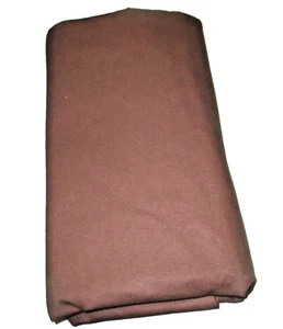 NEW~COUNTRY/COWBOY:Solid Med-Wt. Chocolate Brown Denim Fabric-Unbranded-108"x64" - Picture 1 of 7