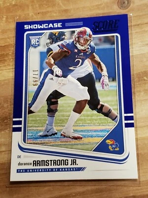 Dorance Armstrong Jr. /99 Rookie 2018 Score Football Kansas / Dallas Cowboys RC - Image 1 of 3