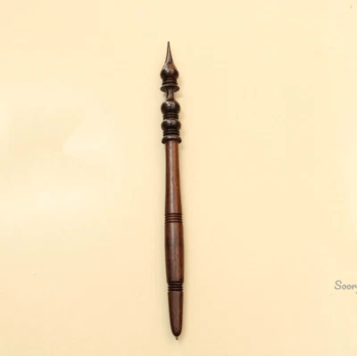 Vintage Pen Antique Wooden Pen Relic Decor Gift Calligraphy Stylus Handmade Biro - Image 1 of 4