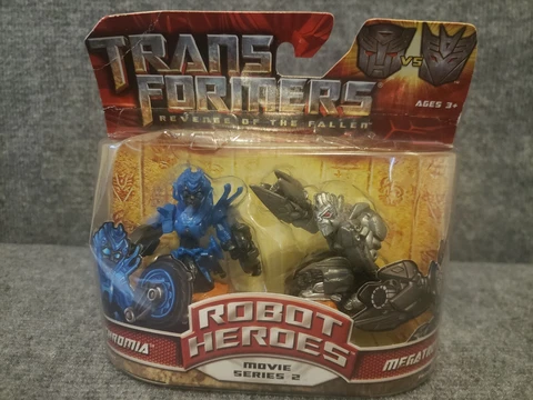Transformers Revenge Of The Fallen Robot Heroes CHROMIA & MEGATRON Cover