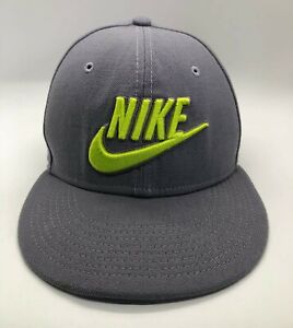 Nike Cap Hat Adult Trucker Snapback Gray 100% Wool