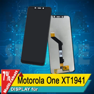 Display Für Motorola Moto One XT1941 Komplettes Bildschirm Lcd Touch - Bild 1 von 4