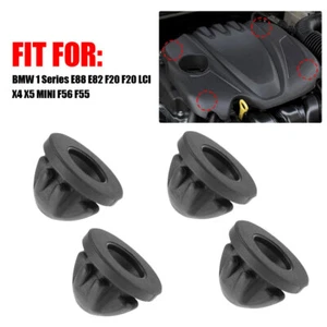 4* Engine Covers Trim Rubber Mount Grommet Bush Bump Stop 11127614138 For BMW X4 - Picture 1 of 12