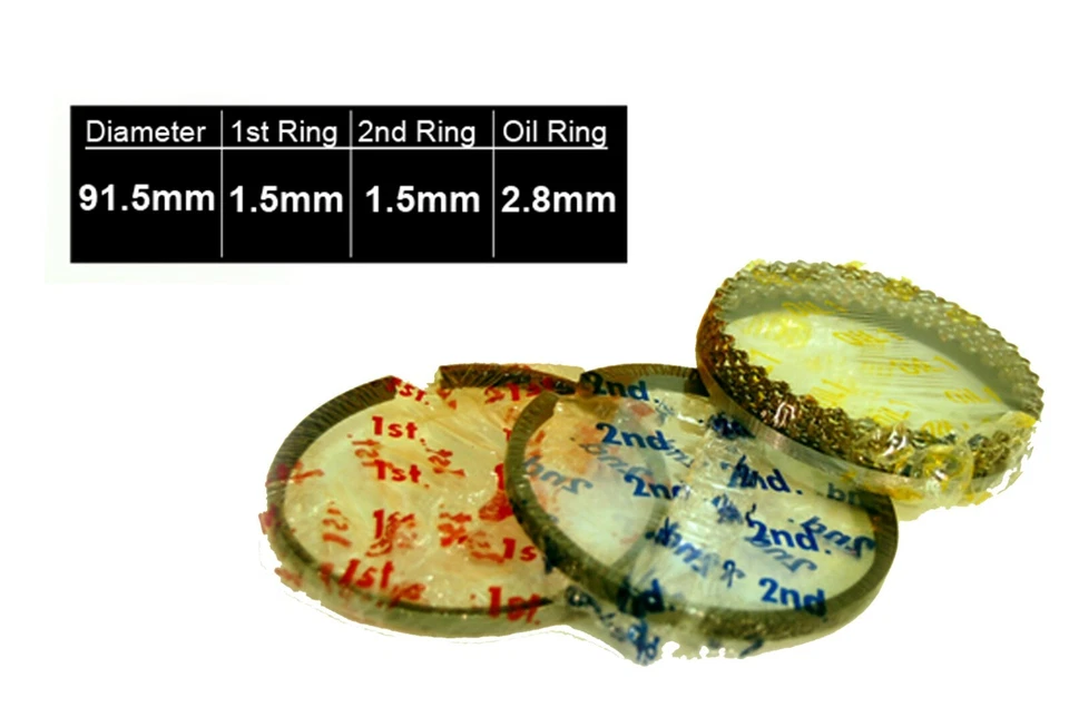 JUEGO DE ANILLOS DE PISTÓN PARA NISSAN 96-04 XTERRA PATHFINDER QX4 3,3 L VG33E SOHC +20 Foto 1 de 1