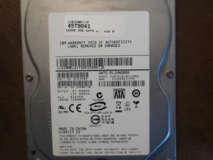 IBM HDS721616PLA380 PN:0A33985 MLC:BA2356 160gb 3.5" Sata HDD - Picture 1 of 1