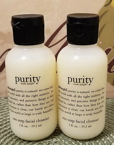 X2 Philosophy Purity Made Simple Un Paso Limpiador Facial 2fl oz NUEVO Sellado - Imagen 1 de 3