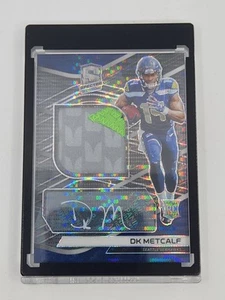 2019 Spectra DK METCALF Rookie Patch Auto /10 Neon Black Light RC Card #213 RPA - Bild 1 von 13