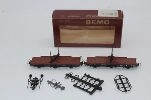 2 x BEMO DC HOm 2006 813 Drehschemelwagen in  VP--62-- - Bild 1 von 1