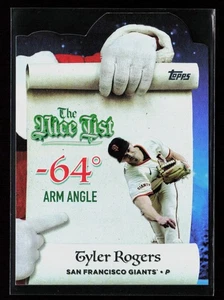 2025 Topps Holiday #MNL-22 Tyler Rogers haciendo la bonita lista Gigantes - Imagen 1 de 2
