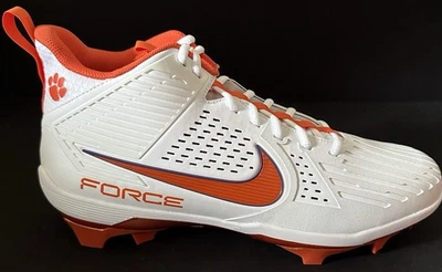 Nike Air Force Savage Pro 3 Clemson Tiger Football Cleat MenSz 15 New FJ5748-108 - Image 1 of 4